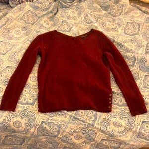 Burgundy sweater